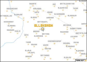 map of Al Lakamah