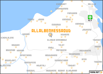 map of Allal Ben Messaoud