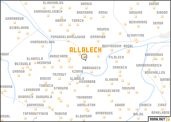 map of Allalech