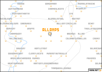 map of Allamps