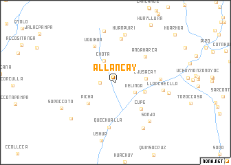 map of Allancay