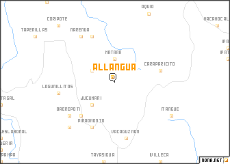 map of Allangua