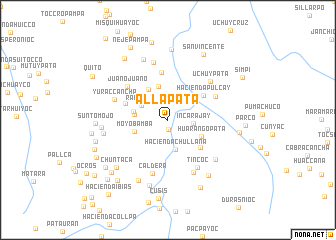map of Allapata