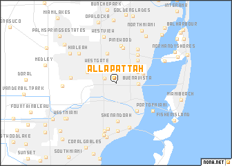 map of Allapattah