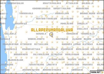 map of Allaperumandaluwa
