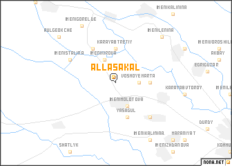 map of Alla-Sakal