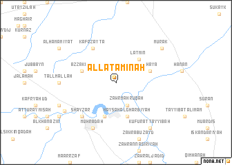 map of Al Laţāminah