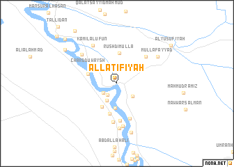 map of Al Laţīfīyah