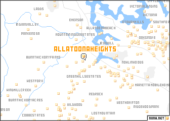 map of Allatoona Heights