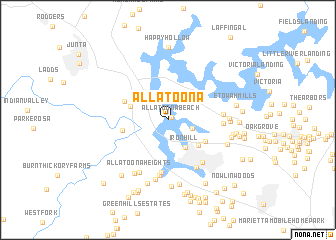 map of Allatoona