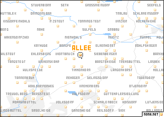 map of Allee