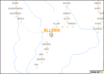 map of Allem III