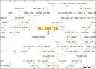 map of Allenbach