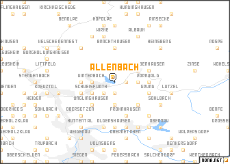 map of Allenbach