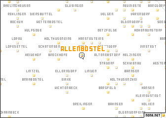 map of Allenbostel