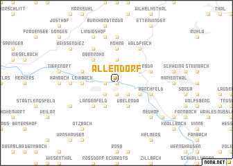 map of Allendorf