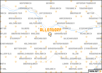 map of Allendorf