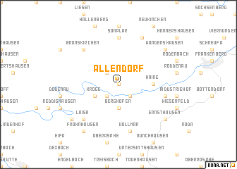 map of Allendorf