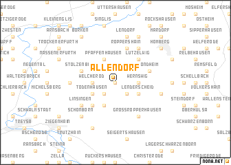 map of Allendorf