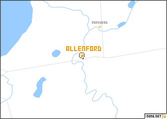 map of Allenford