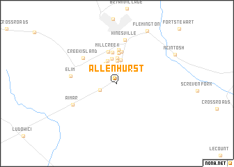 map of Allenhurst