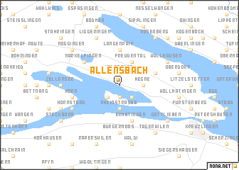 map of Allensbach