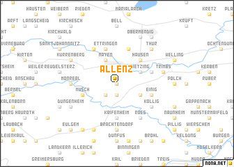 map of Allenz