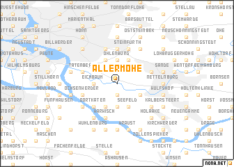 map of Allermöhe