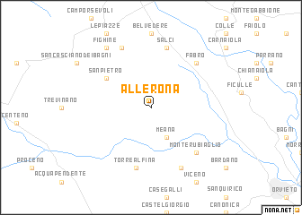 map of Allerona