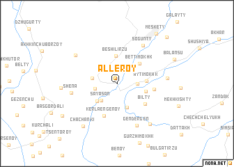 map of Alleroy