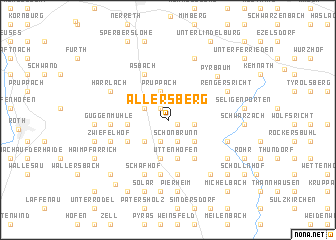 map of Allersberg
