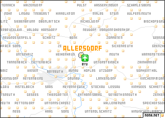 map of Allersdorf