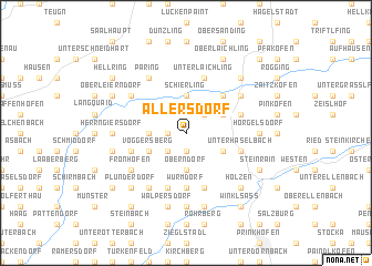 map of Allersdorf