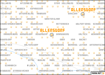 map of Allersdorf