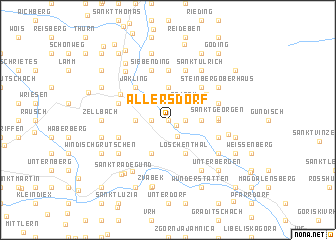 map of Allersdorf