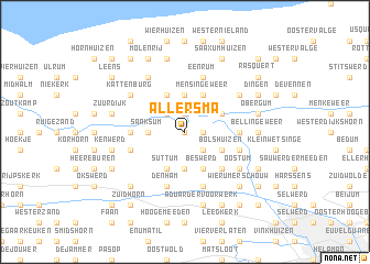 map of Allersma