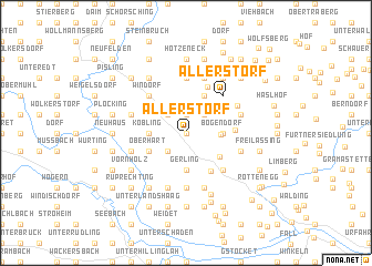 map of Allerstorf