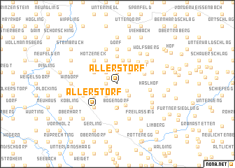 map of Allerstorf