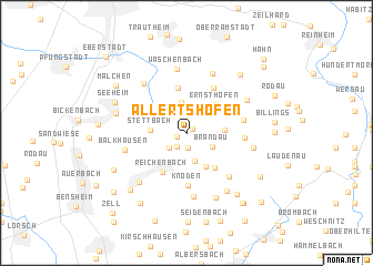 map of Allertshofen