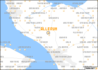 map of Allerum