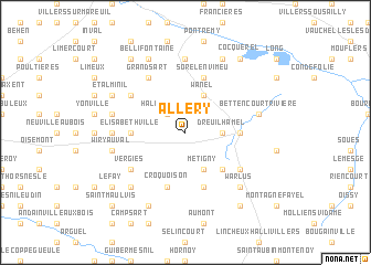 map of Allery