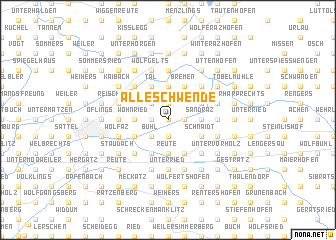 map of Alleschwende