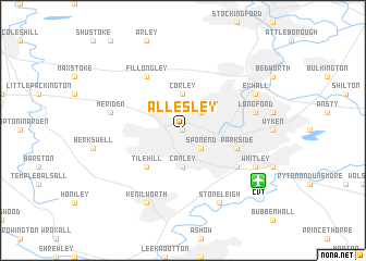 map of Allesley