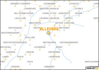 map of Allevard