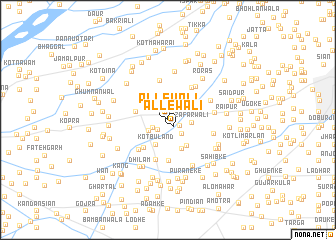 map of Allewāli