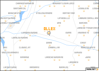 map of Allex