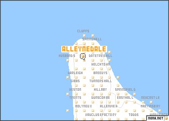 map of Alleynedale