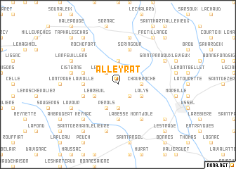 map of Alleyrat