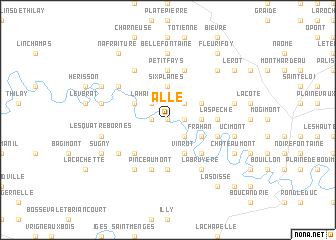 map of Alle