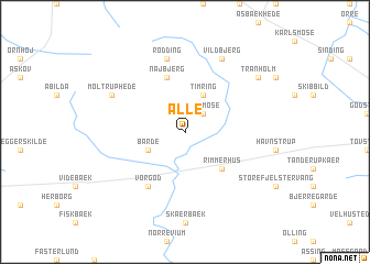 map of Alle